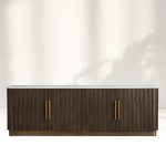 Finnley Sideboards Living Room Media Cabinets with Marble Top - Image 7