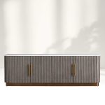 Finnley Sideboards Living Room Media Cabinets with Marble Top - Image 9